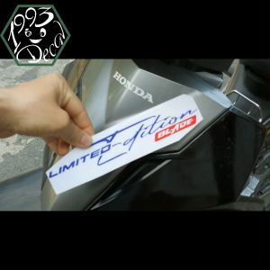 Tem Xe LIMITED EDITION kết hợp nhiều dòng xe trang trí biểu tượng tem định hình trang trí xe thể thao cá tính