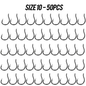 30pcs/50pcs Carp Fishing Hooks - Carp Fishing Accessories - Pop Up Boilies Carp Hooks -Method Feeder Rigs Hook