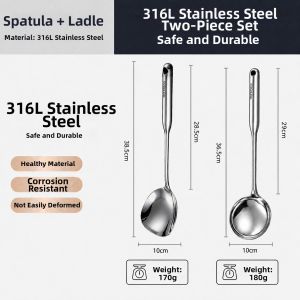 RONGCHUAN | Stainless Steel 316L Food-grade Reinforced Kitchenware Set