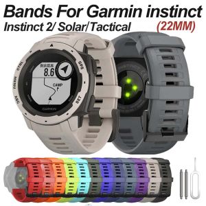 Band For Garmin Instinct with a Soft Silicone Watch Strap - Compatible with Instinct 2/ Solar/ Tactical/Instinct 1