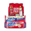 [BAONTASTIC BUNDLE] Magic Creams Junior Strawberry + Magic Flakes Junior + C2 Solo Apple Baon Pack. 