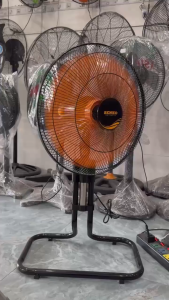 Quạt Đứng Thân Sắt Senko DTS1603 60W Motor Lõi Đồng 5 Cánh 39cm 3 Tốc Độ Gió Điều Chỉnh Chiều Cao