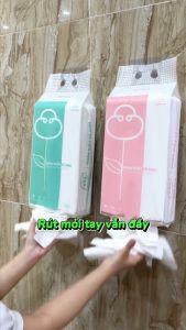 [Thùng 4 Gói] Giấy Ăn Rút Treo Tường ORGANIC Khăn Giấy Ăn Lau Đa Năng 4 Lớp Siêu Tiết Kiệm Thùng/4 Bịch Tặng Móc Treo