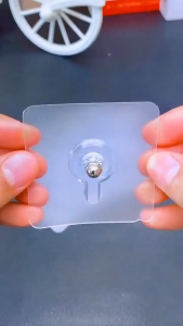 ​20PCS Transparent Wall Hooks - No-Drilling Self-Adhesive Non-Trace Photo Frame Hangers​