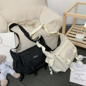 Lipano Korean Ins Large Capacity College Style Messenger Bag Female Student Class Backpack Japanese Style Ol Messenger Bag