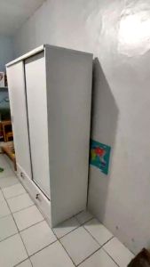 Wardrobe 80/120CM wooden/white/wooden sliding door wardrobe storage cabinet cabinet with drawers