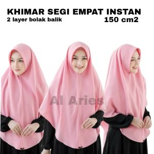 jilbab segi empat instan m