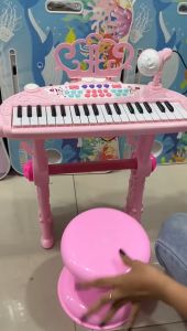 PROMO PIANO MAINAN ANAK ELETRONIC MUSICAL KEYBOARD + KURSI + MICROPHONE