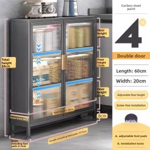 JUMEISHI | Narrow Cabinet & Multi-functional Storage Kitchen Shelf