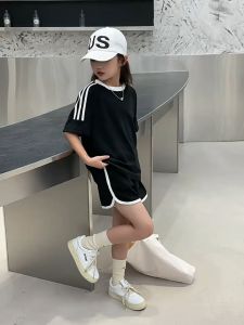 Bộ cộc tay bé gái đồ bộ cho bé gái mùa hè mẫu US size 18-50kg chất liệu cotton thoáng mát quần áo mùa hè cho bé gái