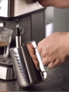 350ml/600ml /1000ml มีสเกล Stainless Milk Pitcher เหยือกตีฟองนม เหยือกสแตนเลส ถ้วยตีฟองนม สแตนเลส