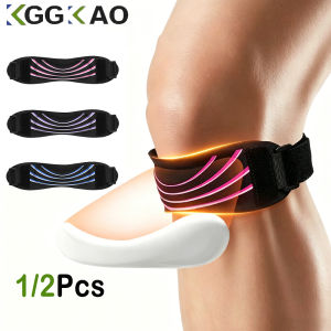 1/2PCS Patella Tendon Support Strap - Patellar Knee Strap for Men & Women Knee Brace for Running Basketball HikingVolleyball