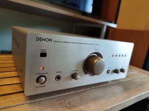 Âm li Denon size Trung 27cm face vàng chanh