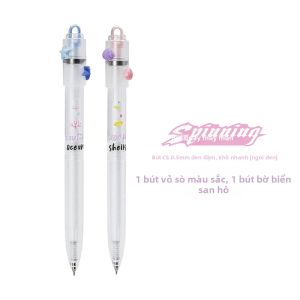 DONGMI | Bút Ngọc Trai Hai Đầu May Mắn Chống Thấm Nhanh