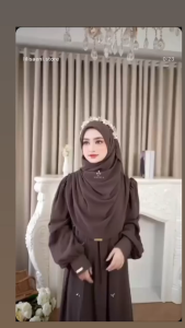 COD Aylin Abaya Matt Ceruty Mix Payet Dress Lebaran Abaya Wanita Dewasa Terbaru 2025 Fashionable