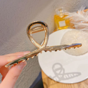 กิ๊บติดผมโลหะขนาดใหญ่ สไตล์สัตว์ทะเลฉลาม กิ๊บติดผมแบบหนีบหัวเข็มขัดสัตว์ทะเลฉลาม แฟชั่นสำหรับผู้หญิง