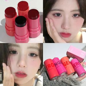 【XZ Beauty】Jelly Gel Blush Moisturizing Lip Cheek Multi-use Balm Natural Rouge Tinted Blusher Stick Long Lasting Brighten Skin Makeup