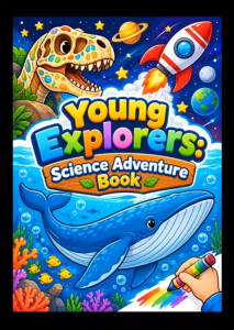 🚀 Young Explorers: Science Adventure Book 🌊🦖