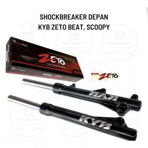 SHOCK DEPAN + TABUNG BEAT VARIO SCOOPY SPACY KYB ZETO FF5011HZ HITAM