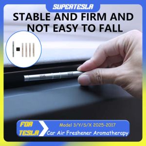 Car Air Freshener For Tesla Model 3 Y S X Dashboard Perfume Fragrance Aromatherapy Diffuser Scent Smell 2024 2025 Accessories