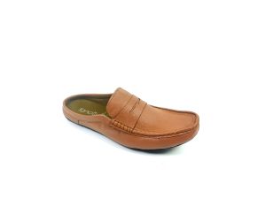 sepatu sandal pria casual formal kulit sapi slop kulit pria