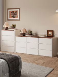 Modern Luxury Large Capacity White Drawer Cabinet