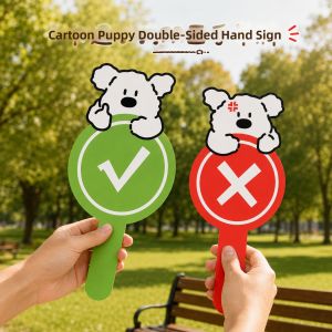 YOULEMEI | Customizable Double-sided Handheld Sign Card