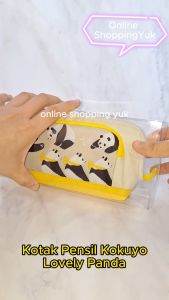 Tempat Pensil KOKUYO Lovely Panda Sangat Cantik dan PREMIUM Kapasitas Jumbo Bahan Kuat