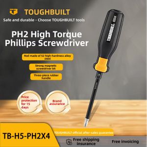 Tua vít Phillips PH2 mô-men xoắn cao TOUGHBUILT TB-H5-PH2x4