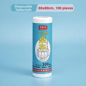 Heavy Duty Transparent PE Disposable Table Cover