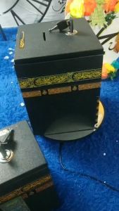 Celengan Kabah Besar + Kunci CELENGAN KABAH KABAH KAKBAH KAQBAH PREMIUM Souvenir Haji Umroh Hadiah