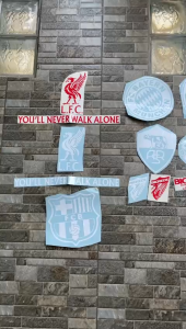 Stiker Mobil Logo Klub Sepak Bola Liga Inggris Champion Kaca Belakang Car Sticker