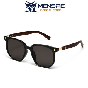 MENSPE Fashion Sunglasses Square Frame Wood Legs Sunglasses Retro Mens Driving Sunglasses UV400 Clear Vision Sunglasses Cycling Riding Running Fishing Glasses for Men Women