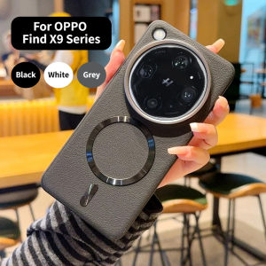 Business Sle Matte Frosted Leather Magnetic Case for OPPO Find X9 Ultra X9S Pro for Magsafe Wireless Charging PU Anti-drop Funda