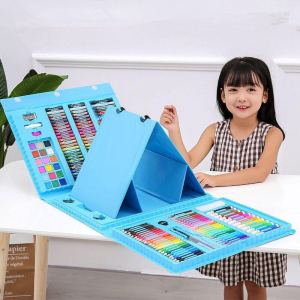 208 Pieces Watercolor Pen Childrens Brush Set Student Drawing Tools Art Supplies Painting Color Pencil Gift Box