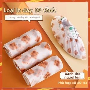 Bao Giày Dùng Một Lần In Hình Thú Nhỏ Chống Trượt Bền