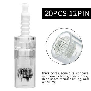 100/50/20/10Pcs Derma Micro Needles Cartridges Screw/Bayonet 9/12/36/42 pin Nano Needle MTS Micro Dr. Imp pen Microneedling