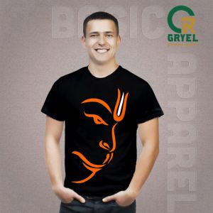 Kaos Pria Kaos Wanita Baju Distro T Shirt Lord Hanuman Basic