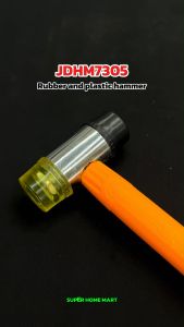 JADEVER ค้อนไนล่อน ด้ามไฟเบอร์ 35 มม. รุ่น JDHM7305 (พลาสติก+ยาง) สำหรับผู้ที่มีการเทรดในการแก้ปัญหาปัญหาด้านฟ้า