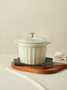 KIMS COOK | Cast Iron Enamel Pot Non-Stick Pot Induction Cooker Pot Seafood Pot