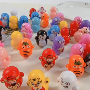 Cartoon Pattern Roly-Poly Toys with Joy All The Time Design
