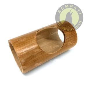 SEMPATI Glodok Gelodok Sarang Burung Lovebird Parkit Bambu Tabung Tempat Susuh Ternak Breeding Koloni Bertelur Kandang Burung Lovebird Lb Kenari Pleci Murai Dll