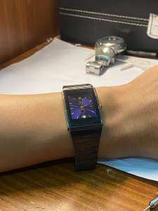 Đồng hồ nam nữ GIANNI ACCARDI MILANO ITALY  tank nam nữ mặt xanh lịch Lộc  Diamond dây thép size 255 x 305mm