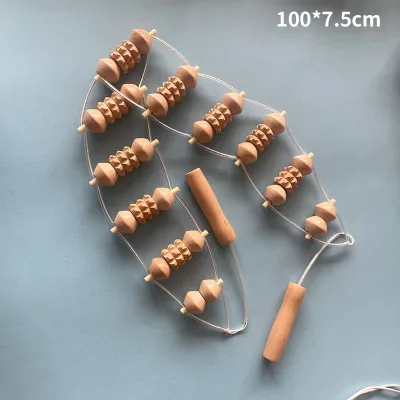 Con Lăn Massage Bằng Gỗ Cho Máy Massage Mô Sâu Dụng Cụ Trị Liệu Bằng Gỗ Chống Cellulite Giúp Giảm Đau Cơ Lưng Chân Cổ