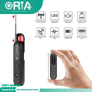ORIA Portable Hidden Camera Detector Bug Detector GPS Detector Wireless Signal Detector for Anti-monitoring Anti Tracking Anti-eavesdropping - Rechargeable