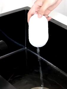 ที่วางฟองน้ำ ตะแกรงใส่ฟองน้ำ วางข้างซิงค์ ตะกร้าวางฟองน้ำแบบมีถาดรองด้านล่าง ชั้นวางอุปกรณ์ล้างจาน