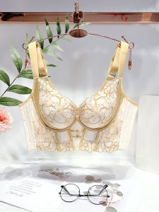 Beauty Salon Adjustable Intimates Small Chest Push up Breast Holding Bra Five Breasted Correction Push-up Medium-Weight Cup Bra