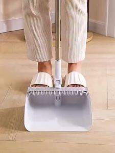 Foldable Broom Dustpan Set Household Floor Cleaning Set Rotating Broom With Dustpan Magnetic