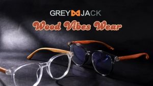Grey Jack Kacamata Antiradiasi Blueray Model Kotak Stylish Design Wood Bahan TR90 Ringan Bisa Mius Pria Wanita 9383