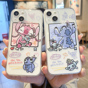 Cute Steezy Phone Case Silicone Transparent Full Cover Womens Style for  13 14 pro Max 15 Cartoon 12 Mini 11 7 6P